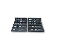OCB Black Premium King Size Slim Rolling Papers Papel de fumar Papeles de cigarrillos Papeles de fumar Paquete de 10 folletos from SUDESH ENTERPRISES