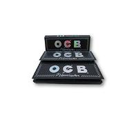 OCB Black Premium Single Regular Mini Rolling Papers Papel de fumar Papeles de cigarrillos Papeles de fumar Paquete de 3 folletos from SUDESH ENTERPRISES