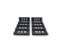 OCB Black Premium Single Regular Mini Rolling Papers Papel de fumar Papeles de cigarrillos Papeles de fumar Paquete de 10 folletos from SUDESH ENTERPRISES