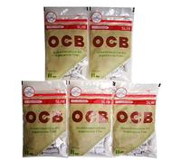 OCB Paquete de 5 filtros finos orgánicos 9100 de 6 mm por 120 unidades (600 en total). Respetuoso con el medio ambiente. Fibras de bosques con certificación FSC. Sin blanquear y biodegradable