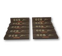 OCB Virgin Unbleached King Size Slim - Papel para cigarrillos (10 unidades)