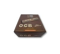 OCB Virgin Unbleached King Size Slim Rolling Papers Papel de fumar Papeles de cigarrillos Papeles de fumar Paquete de 50 folletos from SUDESH ENTERPRISES