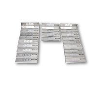 OCB X-PERT Slimfi King Size Slim Rolling Papers Papel de fumar Papeles de cigarrillos Papeles de fumar Paquete de 25 folletos from SUDESH ENTERPRISES