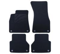 OCC Design - Alfombrillas Coche a Medida, Compatibles con Audi A6 C8 (2018-PRESENTE), Moqueta, Velour/Polipropileno, Anclaje Original, Reverso Antideslizante, Talonera, 4 Piezas