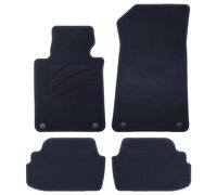 OCC Design - Alfombrillas Coche a Medida, Compatibles con BMW E82 Serie 1 Coupe (2007-2013), Moqueta, Velour/Polipropileno, Anclaje Original, Reverso Antideslizante, Talonera, 4 Piezas