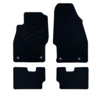 OCC Design - Alfombrillas Coche a Medida, Compatibles con Opel Corsa D (2006-2014), Moqueta, Velour/Polipropileno, Anclaje Original, Reverso Antideslizante, Talonera, 4 Piezas