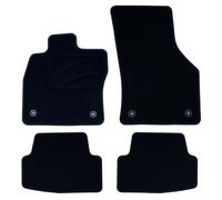 OCC DESIGN - Alfombrillas Coche a Medida, Compatibles con Volkswagen Golf VII (2012-2019), Moqueta Alta Calidad, Velour/Polipropileno, Anclaje Original, Reverso Antideslizante, Talonera, 4 Piezas