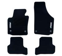 OCC DESIGN - Alfombrillas Coche, Alfombra a Medida, Compatible con Seat Leon MK2 (2005-2012), Alta Calidad, Velour/Polipropileno, Anclaje Original, Reverso Antideslizante, Talonera, 4 Piezas
