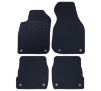 OCC Design - Alfombrillas Coche, Alfombras a Medida, Compatibles con Audi A6 C5 Facelift (2002-2004), Velour/Polipropileno, Anclaje Original, Reverso Antideslizante, Talonera