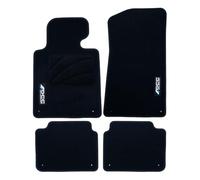 OCC DESIGN - Alfombrillas Coche, Alfombras a Medida, Compatibles con BMW E46 Cabrio (2000-2007), Alta Calidad, Velour/Polipropileno, Anclaje Original, Reverso Antideslizante, Talonera, 4 Piezas