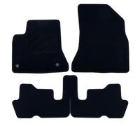 OCC DESIGN - Alfombrillas Coche, Alfombras a Medida, Compatibles con Citroen C4 Picasso (2006-2013), Alta Calidad, Velour/Polipropileno, Anclaje Original, Reverso Antideslizante, Talonera, 4 Piezas