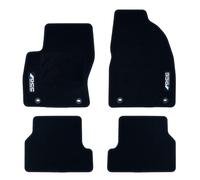 OCC DESIGN - Alfombrillas Coche, Alfombras a Medida, Compatibles con Ford Focus II (2004-2011), Alta Calidad, Velour/Polipropileno, Anclaje Original, Reverso Antideslizante, Talonera, 4 Piezas
