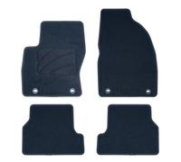 OCC DESIGN - Alfombrillas Coche, Alfombras a Medida, Compatibles con Ford Focus II (2004-2011), Moqueta Alta Calidad, Velour/Polipropileno, Anclaje Original, Reverso Antideslizante, Talonera, 4 Piezas