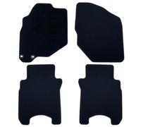 OCC DESIGN - Alfombrillas Coche, Alfombras a Medida, Compatibles con Medida Honda JAZZ (2001-2008) , Velour/Polipropileno, Anclaje Original, Reverso Antideslizante, Talonera, 4 Piezas