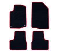 OCC DESIGN - Alfombrillas Coche, Alfombras a Medida, Compatibles con Peugeot 208 (2012-2019) , Moqueta Alta Calidad, Velour/Polipropileno, Anclaje Original, Reverso Antideslizante, Talonera, 4 Piezas