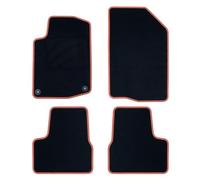 OCC DESIGN - Alfombrillas Coche, Alfombras a Medida, Compatibles con Pugeot 208 (2012-2019) , Moqueta Alta Calidad, Velour/Polipropileno, Anclaje Original, Reverso Antideslizante, Talonera, 4 Piezas