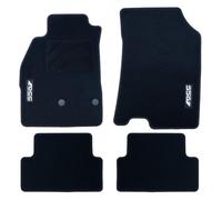 OCC DESIGN - Alfombrillas Coche, Alfombras a Medida, Compatibles con Renault Megane III (2009-2016) , Alta Calidad, Velour/Polipropileno, Anclaje Original, Reverso Antideslizante, Talonera, 4 Piezas