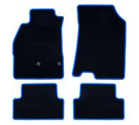 OCC DESIGN-Alfombrillas Coche, Alfombras a Medida,Compatibles con Renault Megane III (2009-2016),Moqueta Alta Calidad,Velour/Polipropileno, Anclaje Original, Reverso Antideslizante, Talonera, 5 Piezas