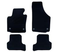 OCC DESIGN - Alfombrillas Coche, Alfombras a Medida, Compatibles con Seat LEON MK2 (2005-2012), Alta Calidad, Velour/Polipropileno, Anclaje Original, Reverso Antideslizante, Talonera, 4 Piezas