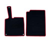 OCC DESIGN - Alfombrillas Coche, Alfombras a Medida, Compatibles con Smart For Two (2007-2014), Alta Calidad, Velour/Polipropileno, Anclaje Original, Reverso Antideslizante, Talonera, 2 Piezas