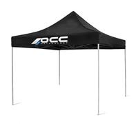 OCC MOTOR SPORT Carpa Racing 3X3M Acero Inox Negro 40Mm 420 Oxford