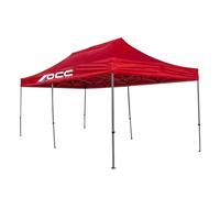 OCC MOTOR SPORT Carpa Racing 3X6M Acero Inox Rojo 40Mm 420 Oxford