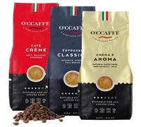 O'CCAFFÈ Café en Grano Degustación 750g (Pack 3 Sabores)
