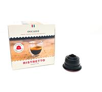 O'CCAFFÈ - Ristretto | Cápsulas compatibles con Nescafé Dolce Gusto | 96 cápsulas | Café de torrefacción extralenta en tambor de una empresa familiar italiana