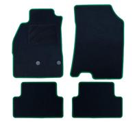 OCCDESIGN ALFOMBRA A MEDIDA COMPATIBLE CON RENAULT MEGANE III (2009-2016) 5 PZ VERDE