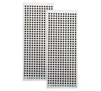 Occhi Artificiali Da - Confezione Da 500 Occhi Adesivi per Esche DAA 6 Mm | Assortimento Di Occhii DAA Finti Riflettenti, Adesivi per Esche Realistici Pers Attirare I Pesci, Pers