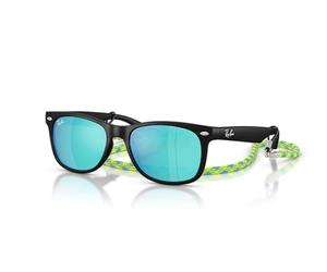 Occhiali da Sole Ray-Ban Junior New Wayfarer RJ9052S 702855 con laccio