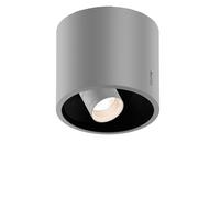 Occhio Coro Alto Up Zoom, Spot LED, cabeza plateado mate/reflector negro mate - 2.700 K