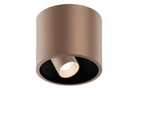 Occhio Coro Alto Up Zoom, Spot LED, cabezal dorado mate/reflector negro mate - 4.000 K