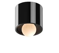Occhio Coro Moon Alto Up, lámpara de techo LED, cabeza dark chrome/reflector negro mate - 2.200-3.500 K - x-tra warm - Occhio Air