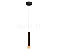 Occhio Coro Moon Sospeso 200 Fix Up, lámpara de suspensión LED, cabeza dorado/florón negro mate - 2.700-4.000 K - Occhio Air