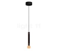 Occhio Coro Moon Sospeso 200 Fix Up, lámpara de suspensión LED, cabeza phantom/florón negro mate - 2.200-3.500 K - x-tra warm - Occhio Air