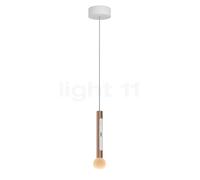 Occhio Coro Moon Sospeso 200 Fix Up, lámpara de suspensión LED, cabezal dorado mate/florón blanco mate - 2.700-4.000 K - Occhio Air