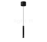 Occhio Coro Sospeso Var Up Zoom, lámpara de suspensión LED, cabeza black phantom/florón negro mate - 2.700-4.000 K - Occhio Air