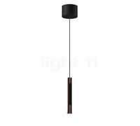 Occhio Coro Sospeso Var Up Zoom, lámpara de suspensión LED, cabeza phantom/florón negro mate - 2.700-4.000 K - Occhio Air