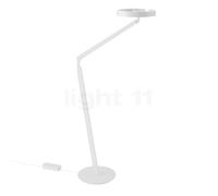 Occhio Gioia Lettura, lámpara de lectura LED, cabeza blanco mate/cuerpo blanco mate