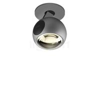 Occhio Io Pico Flat C, foco LED, cabeza cromo mate/cubierta schwarz mate/cuerpo schwarz mate/pie cromo mate - 3.000 K