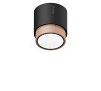 Occhio Lui Alto V Volt Zoom, foco LED, cabeza negro mate/reflector dorado mate - 3.000 K