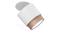 Occhio Lui Alto Volt Zoom, foco LED, cabeza blanco mate/reflector dorado mate - 2.700 K