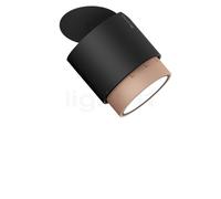 Occhio Lui Alto Volt Zoom, foco LED, cabeza negra mate/reflector dorado mate - 2.700 K