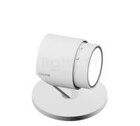 Occhio Lui Basso Zoom, lámpara de sobremesa LED, cabeza blanco mate/cuerpo blanco mate/pie blanco mate/Reflector blanco mate - 3.000 K