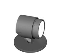 Occhio Lui Basso Zoom, lámpara de sobremesa LED, cabeza cromo mate/cuerpo cromo mate/pie cromo mate/Reflector cromo mate - 3.000 K