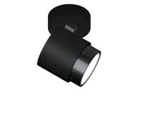 Occhio Lui, Pico Up Zoom foco LED, cabeza negra mate/cuerpo negro mate/soporte negro mate/reflector black phantom - 2.700 K