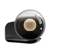Occhio Luna Parete, lámpara de pared LED, dark chrome - 2.700-4.000 K - con cubierta
