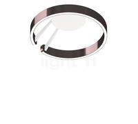 Occhio Mito Aura 40 Lusso Wide, lámpara de techo/pared LED, cabeza phantom/cuerpo blanco mate/cubierta ascot cuero blanco