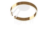 Occhio Mito Aura 40 Wide, lámpara de techo/pared LED, cabeza bronce/cuerpo blanco mate - 2.700-4.000 K - Occhio Air